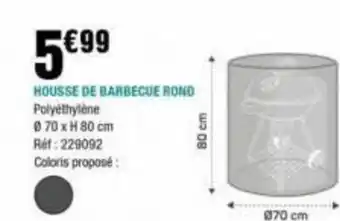 HOUSSE DE BARBECUE ROND