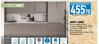Brico Cash MODÈLE "AMBRE" offre