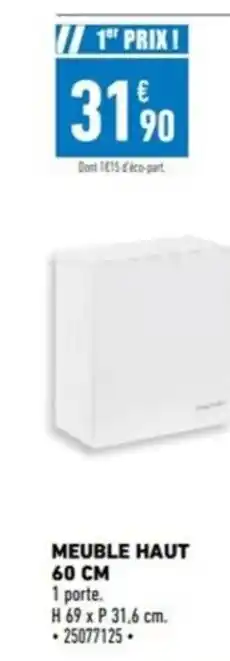 Brico Cash MEUBLE HAUT 60 CM offre