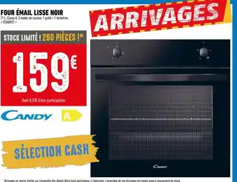 Brico Cash FOUR ÉMAIL LISSE NOIR offre