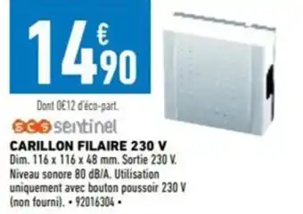 Brico Cash CARILLON FILAIRE 230 V offre