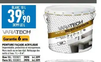 Brico Cash PEINTURE FAÇADE ACRYLIQUE offre