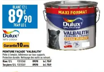 Brico Cash PEINTURE FAÇADE "VALBALITH" offre