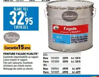 Brico Cash PEINTURE FAÇADE PLIOLITE offre