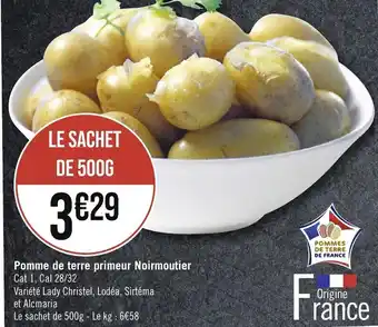 Géant Casino Pomme de terre primeur Noirmoutier offre