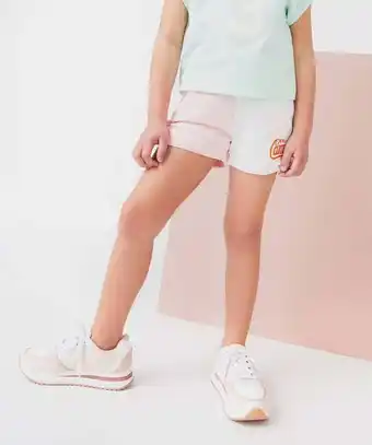 Gémo Short fille en maille bicolore - camps united offre