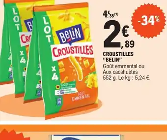 E.Leclerc CROUSTILLES "BELIN" offre
