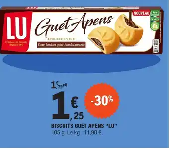 E.Leclerc BISCUITS GUET APENS "LU" offre