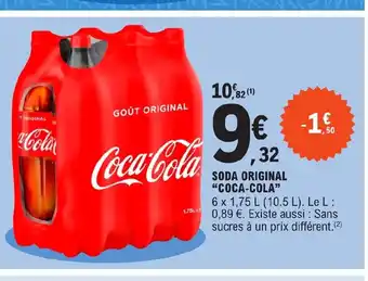 E.Leclerc SODA ORIGINAL "COCA-COLA" offre