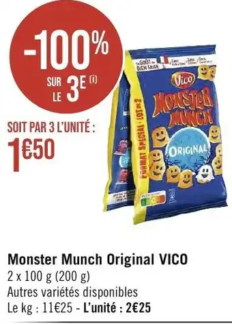 Monster Munch Original VICO 2 x 100 g (200 g)