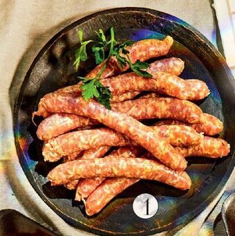 Colruyt Saucisses crues à cuire de veau à l'emmental offre