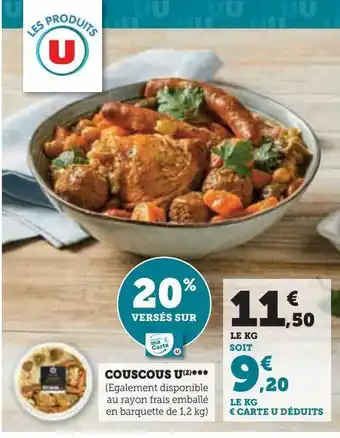 Super U Couscous u offre