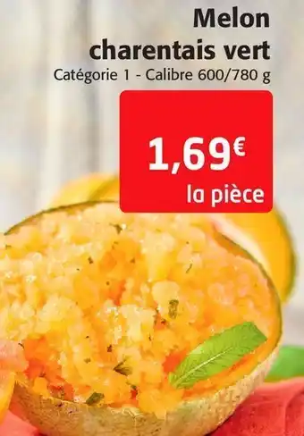 Colruyt Melon charentais vert offre