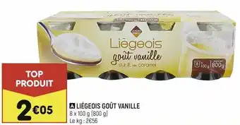 Liégoise gout vanille