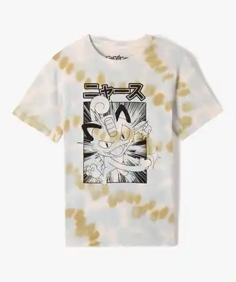 Gémo Tee-shirt garçon à manches courtes tie-and-dye - pokémon offre