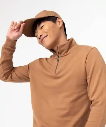 Gémo Sweat homme avec col zippé offre