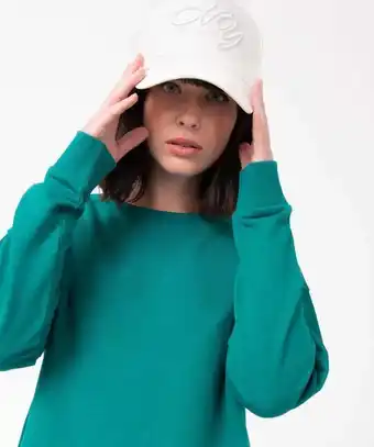 Gémo Sweat femme uni intérieur bouclettes offre