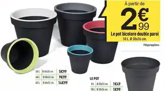 Centrakor Le Pot Bicolore Double Paroi offre