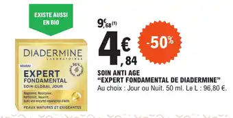 E.Leclerc SOIN ANTI AGE "EXPERT FONDAMENTAL DE DIADERMINE" offre