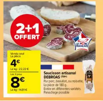 Saucisson Artisanal Debroas