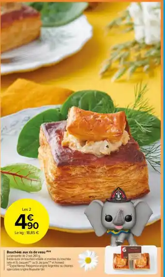 Carrefour Market Bouchées Aux Ris De Veau offre
