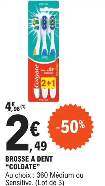 E.Leclerc BROSSE A DENT "COLGATE" offre