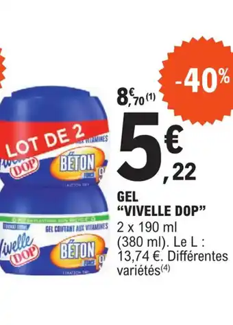 E.Leclerc GEL "VIVELLE DOP" offre