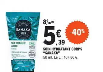 SOIN HYDRATANT CORPS "SANAKA"