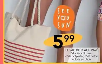Stokomani LE SAC DE PLAGE RAYÉ offre