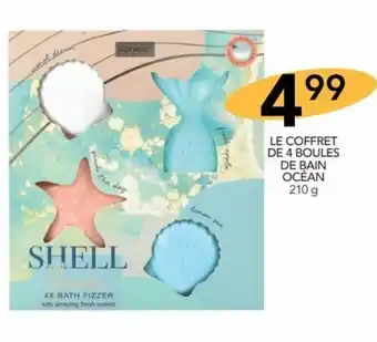Stokomani LE COFFRET DE 4 BOULES DE BAIN OCEAN 210 g offre