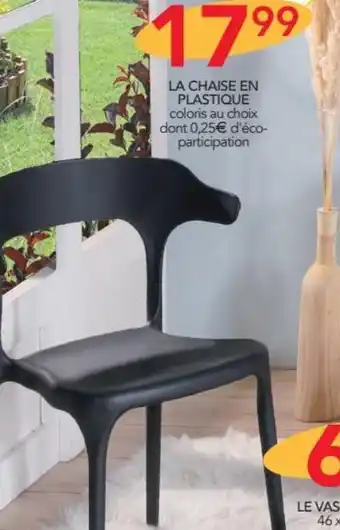 Stokomani LA CHAISE EN PLASTIQUE offre