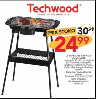 Stokomani LE BARBECUE SUR PIEDS OU DE TABLE offre
