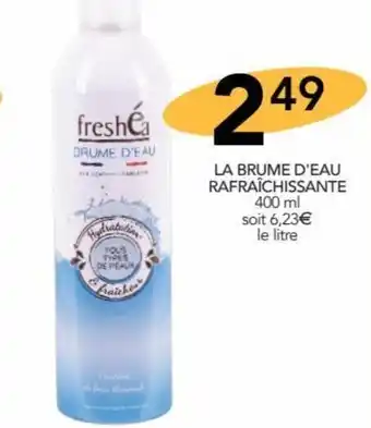 Stokomani LA BRUME D'EAU RAFRAÎCHISSANTE 400 ml soit 6,23€ le litre offre