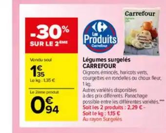Carrefour Market Légumes Surgelés Carrefour offre