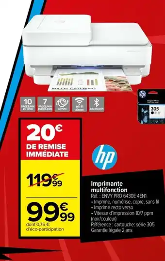 Carrefour Imprimante multifonction offre