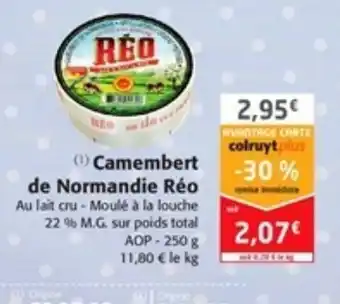 Colruyt Camembert de Normandie Réo offre
