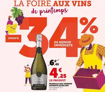 U Express Signore giuseppe prosecco doc extra dry offre