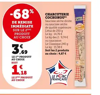 Super U Cochonou charcuterie offre