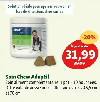Maxi Zoo Adaptil soin chew adaptil offre