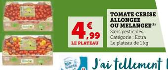 U Express Tomate cerise allongee ou melangee offre
