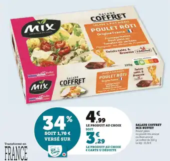 U Express Mix buffet salade coffret offre