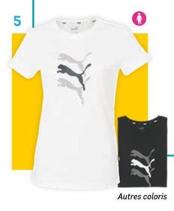 Sport 2000 Puma t-shirt femme offre