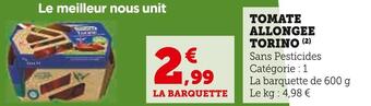 U Express Tomate allongee torino offre