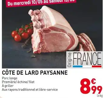 CĂŽte de lard paysanne