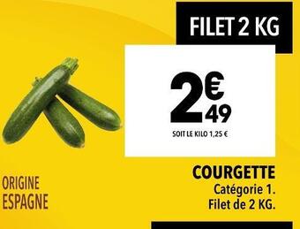 Supeco Courgette offre