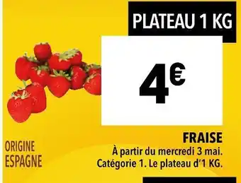 Supeco Fraise offre