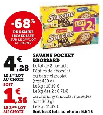 Super U Brossard savane pocket offre