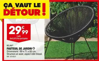 ALDI Belavi fauteuil de jardin offre