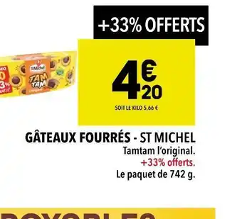 Supeco Gâteaux fourrés offre