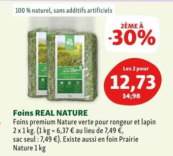 Maxi Zoo Real nature foins offre